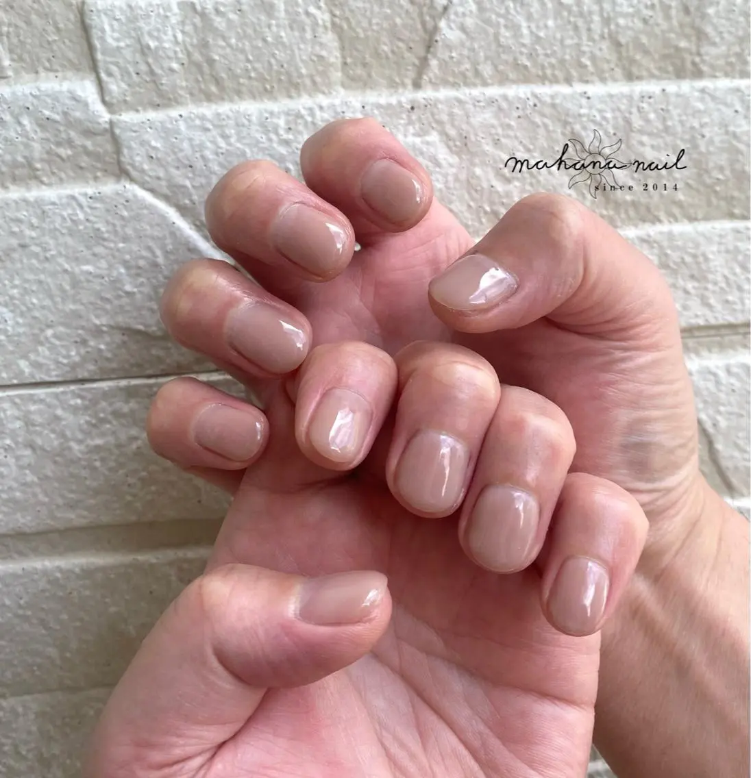 ネイル ワンカラーネイル mahana nailのネイルデザイン