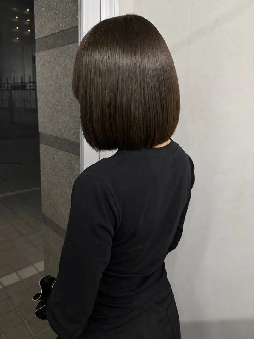 ミディアム カラー 髪質改善 トリートメント ブリーチなしカラー/ NAGIのヘアスタイル