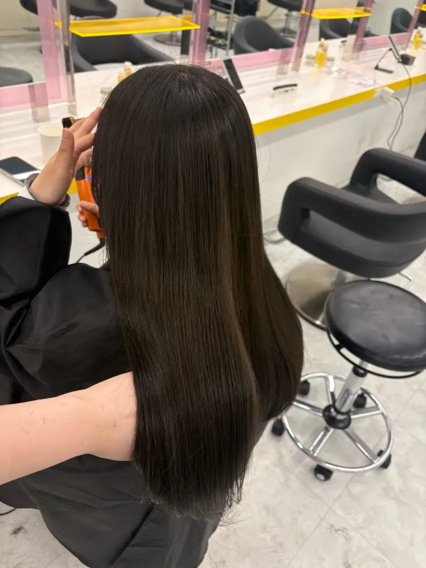 ロング カラー ヘアカラー ベージュ×レイヤー 🤎横浜/miu🤎のヘアスタイル
