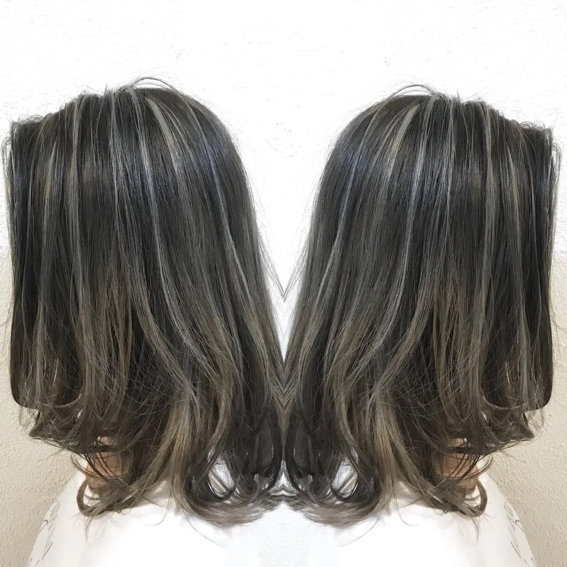 ミディアム カラー 美髪矯正/髪質改善 レガロ堺市伏尾/松田のヘアスタイル