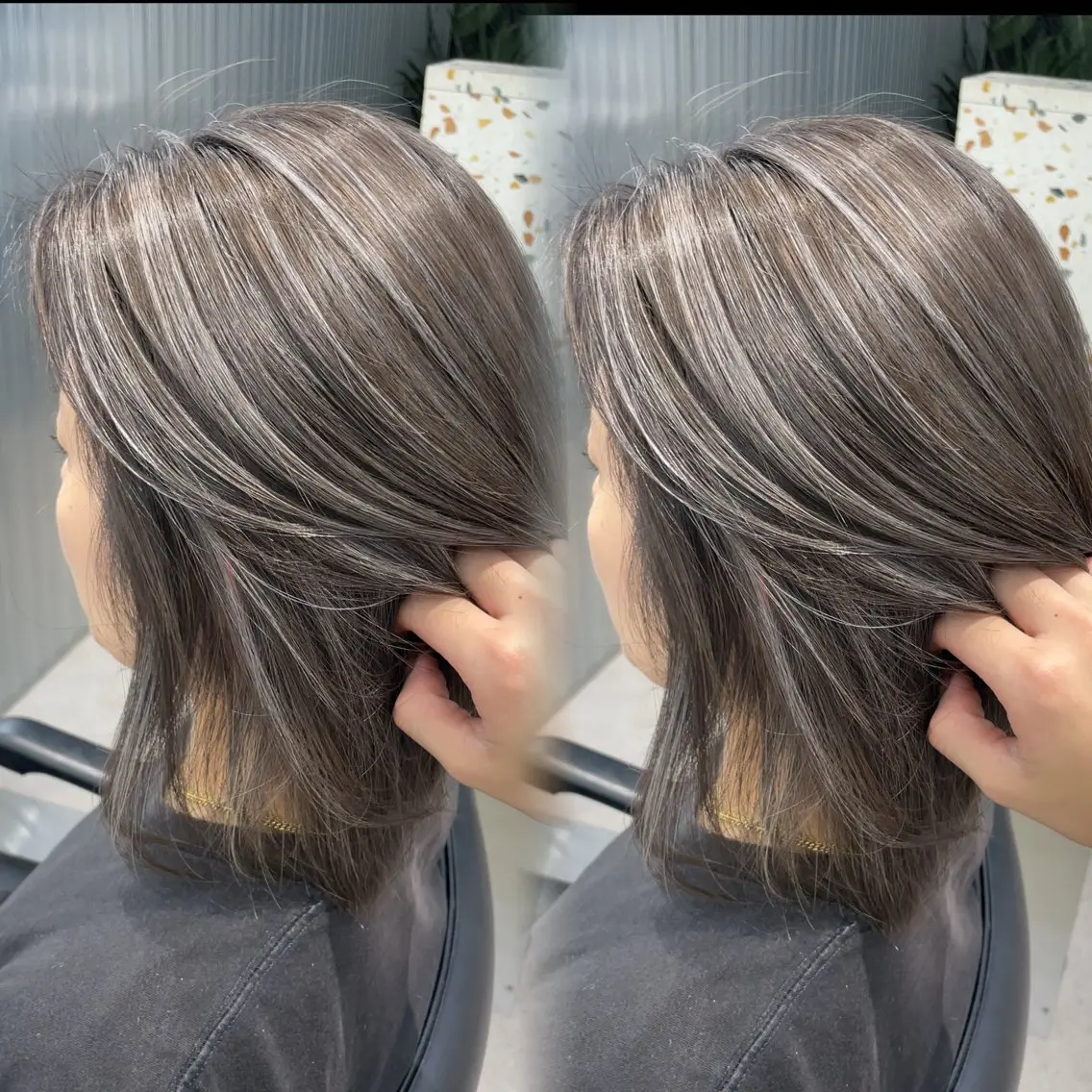 ミディアム カラー ハイライトカラー ハイライト カット ヘアカラー ✨無料カット募集中✨ ONYXのヘアスタイル