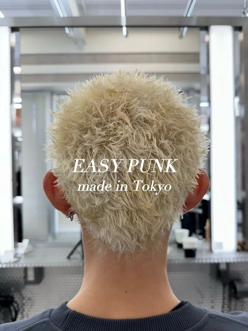 ショート カラー パーマ メンズ カット ヘアカラー パーマ 💈メンズ/パーマ 💈中目黒/谷のヘアスタイル