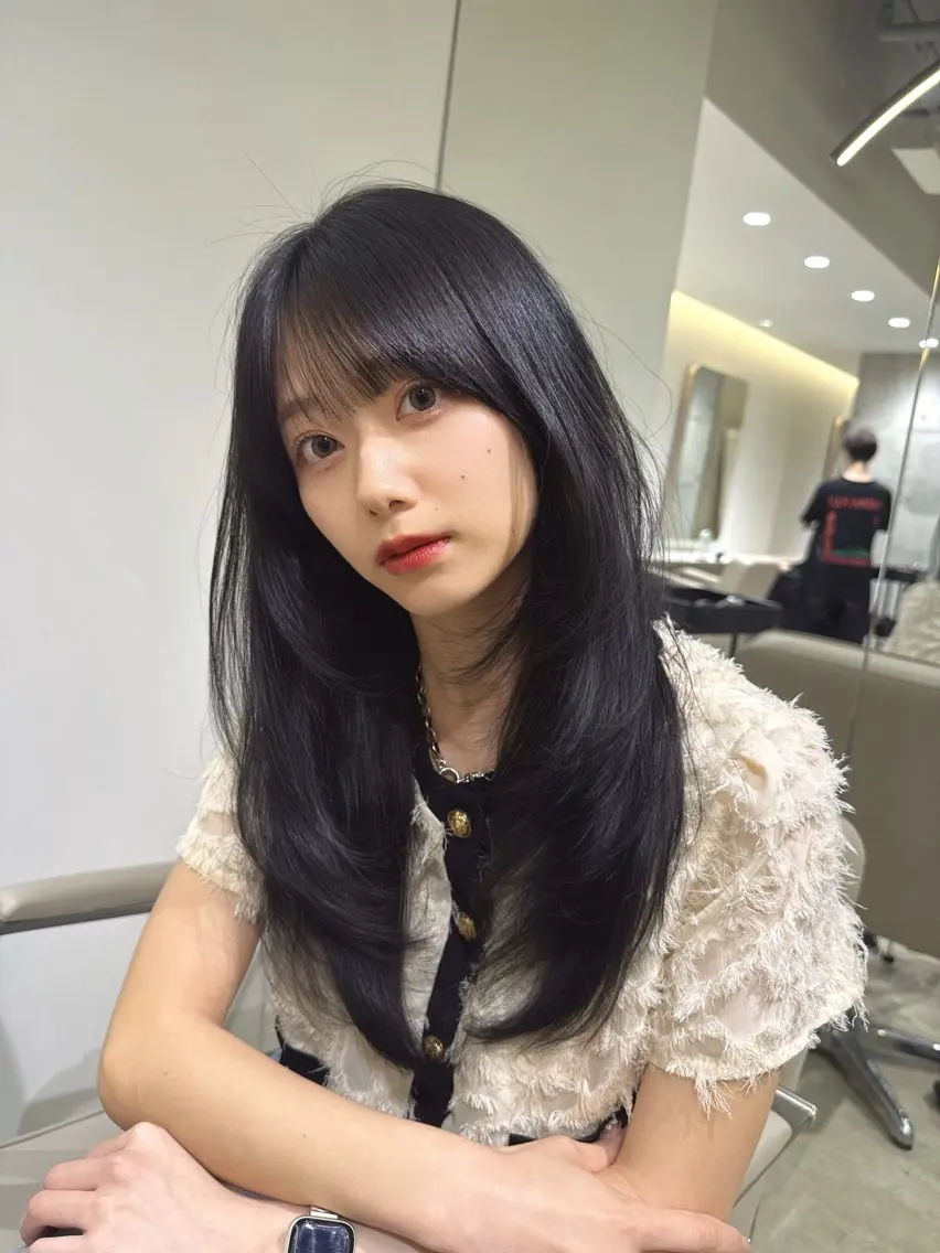 ロング カラー カット ヘアカラー トリートメント 🦋トレンドヘア🦋 竹内克弥のヘアスタイル