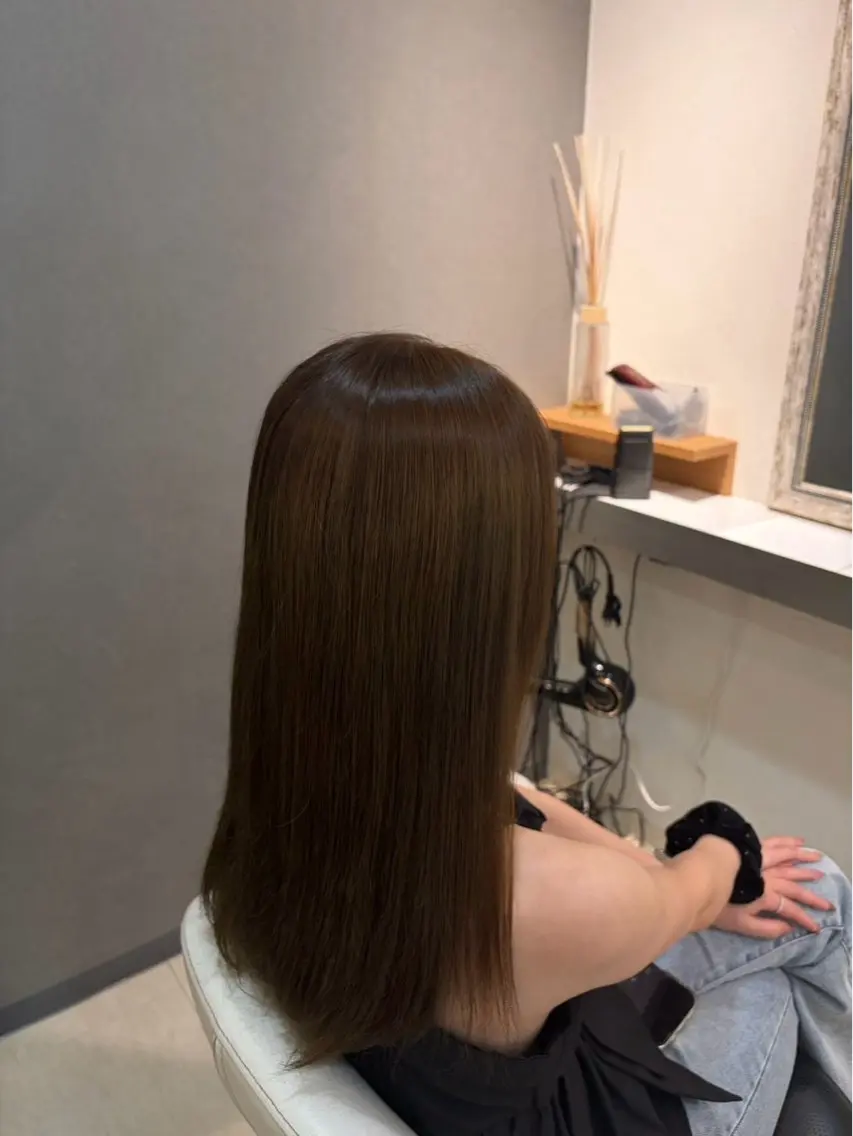 ロング ヘアカラー トリートメント hair bonitaのヘアスタイル