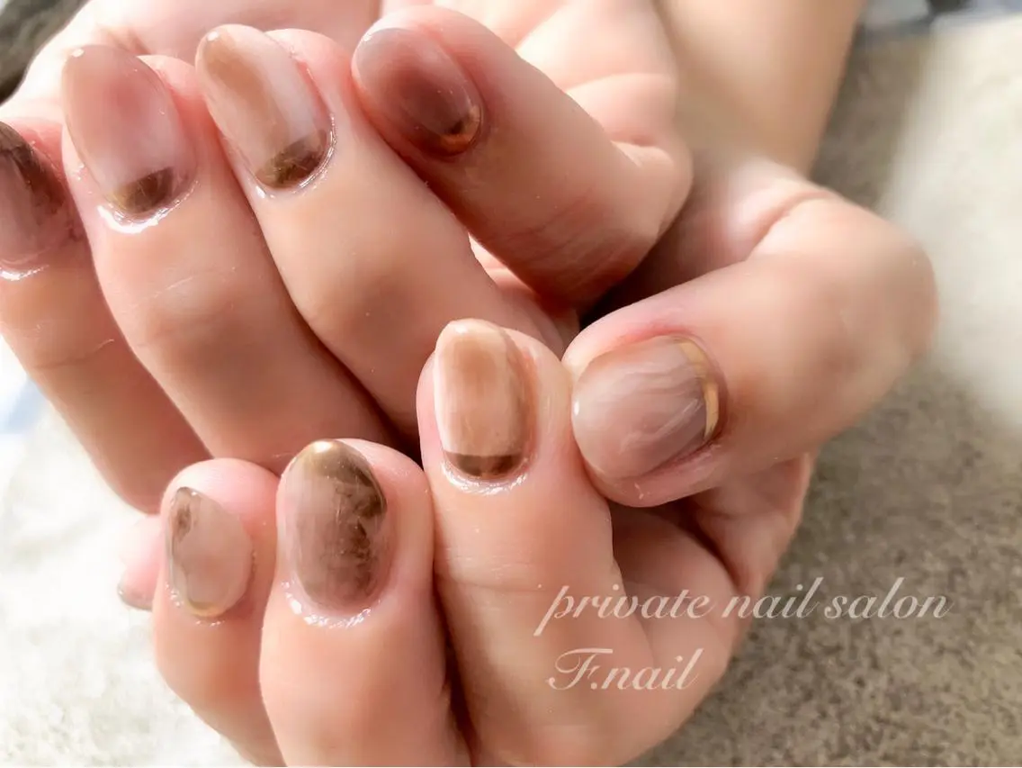 ネイル ニュアンスネイル FUKA ♡のネイルデザイン