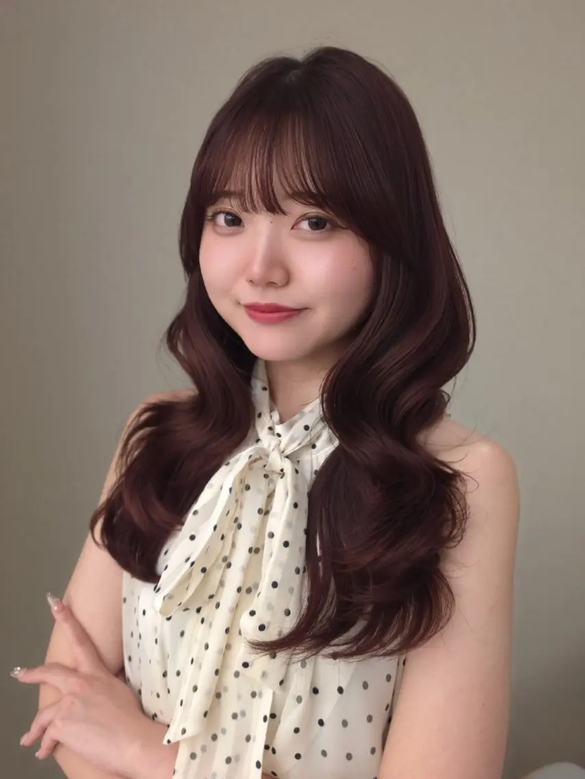 セミロング カラー 髪質改善 / coa しずく🐈‍⬛のヘアスタイル