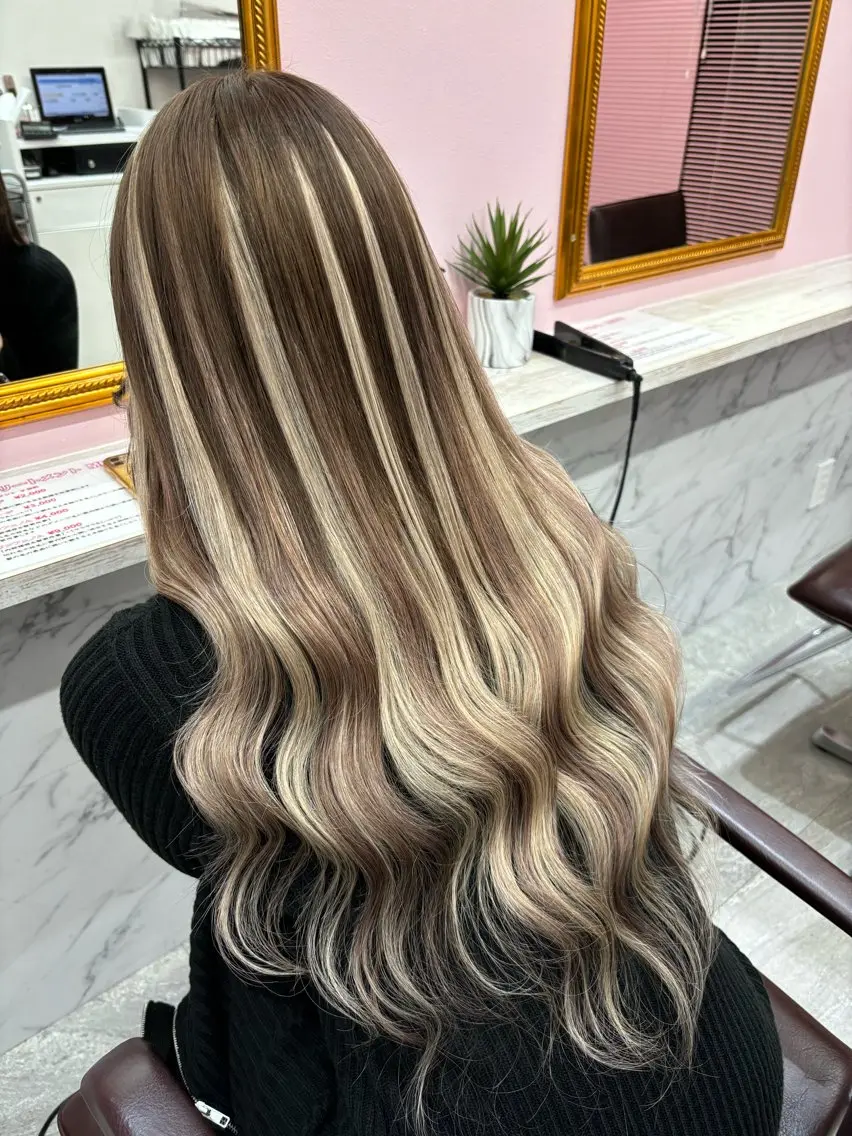 ロング エクステ PREss Natsumiのヘアスタイル