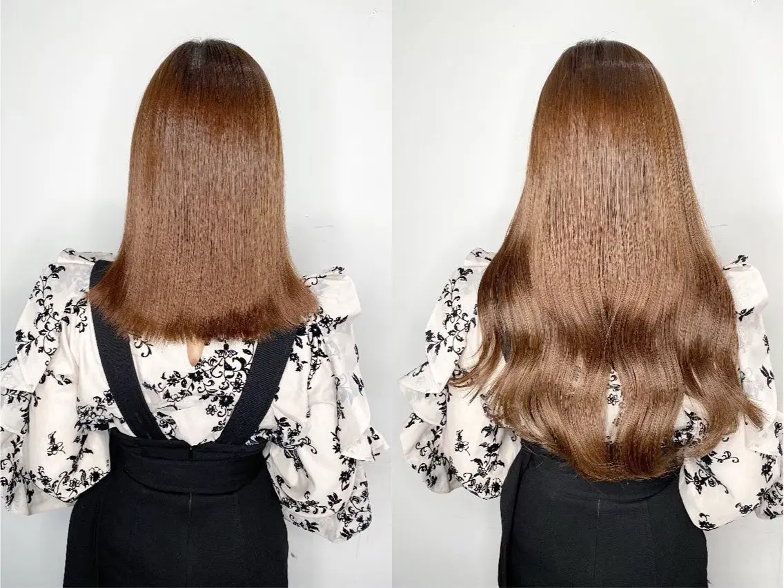 ロング ヘアカラー エクステ 【elyts】 メイのヘアスタイル