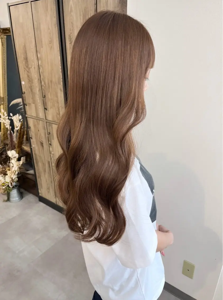 ロング ヘアカラー トリートメント 当日予約◎ risaのヘアスタイル