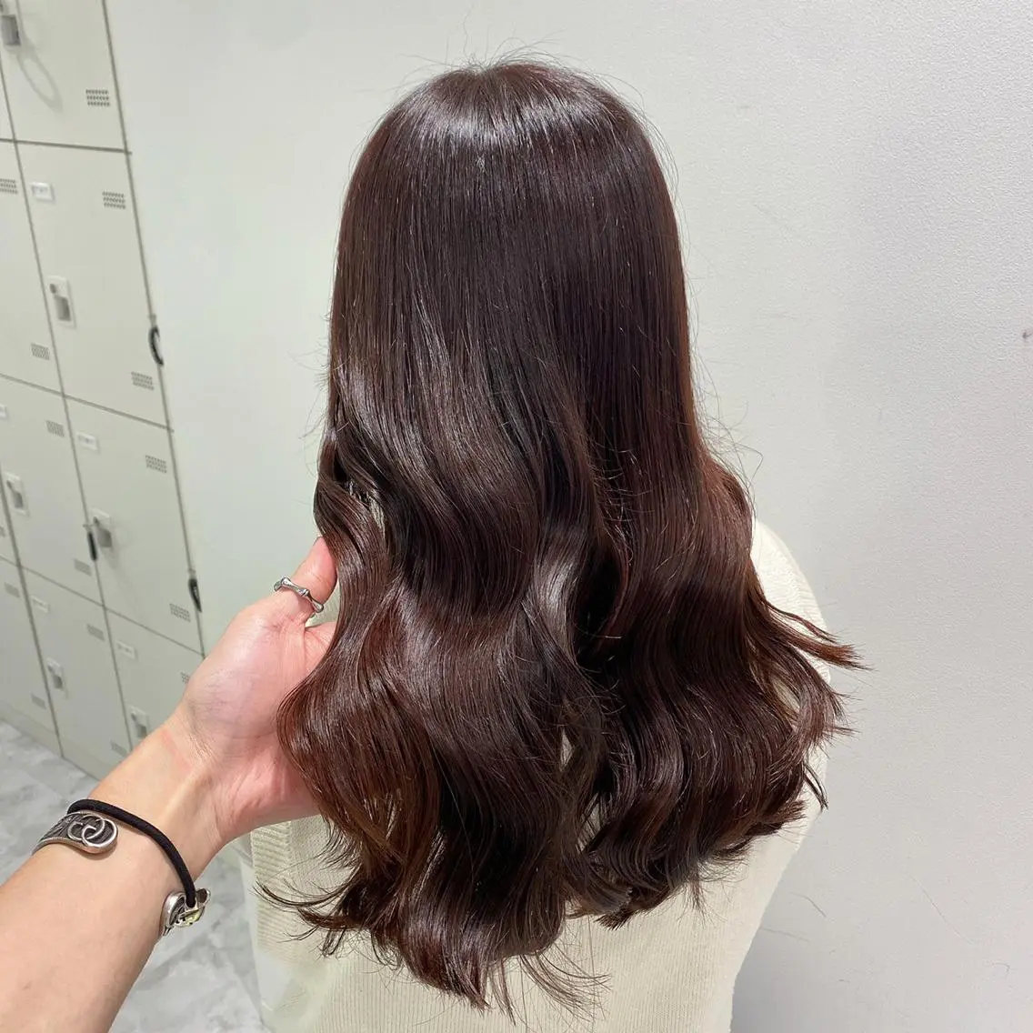 ミディアム カラー パーマ ヘアアレンジ メンズ キッズ ネイル マツエク・マツパ 🦋韓国風カラー🦋 こうせい原宿のヘアスタイル