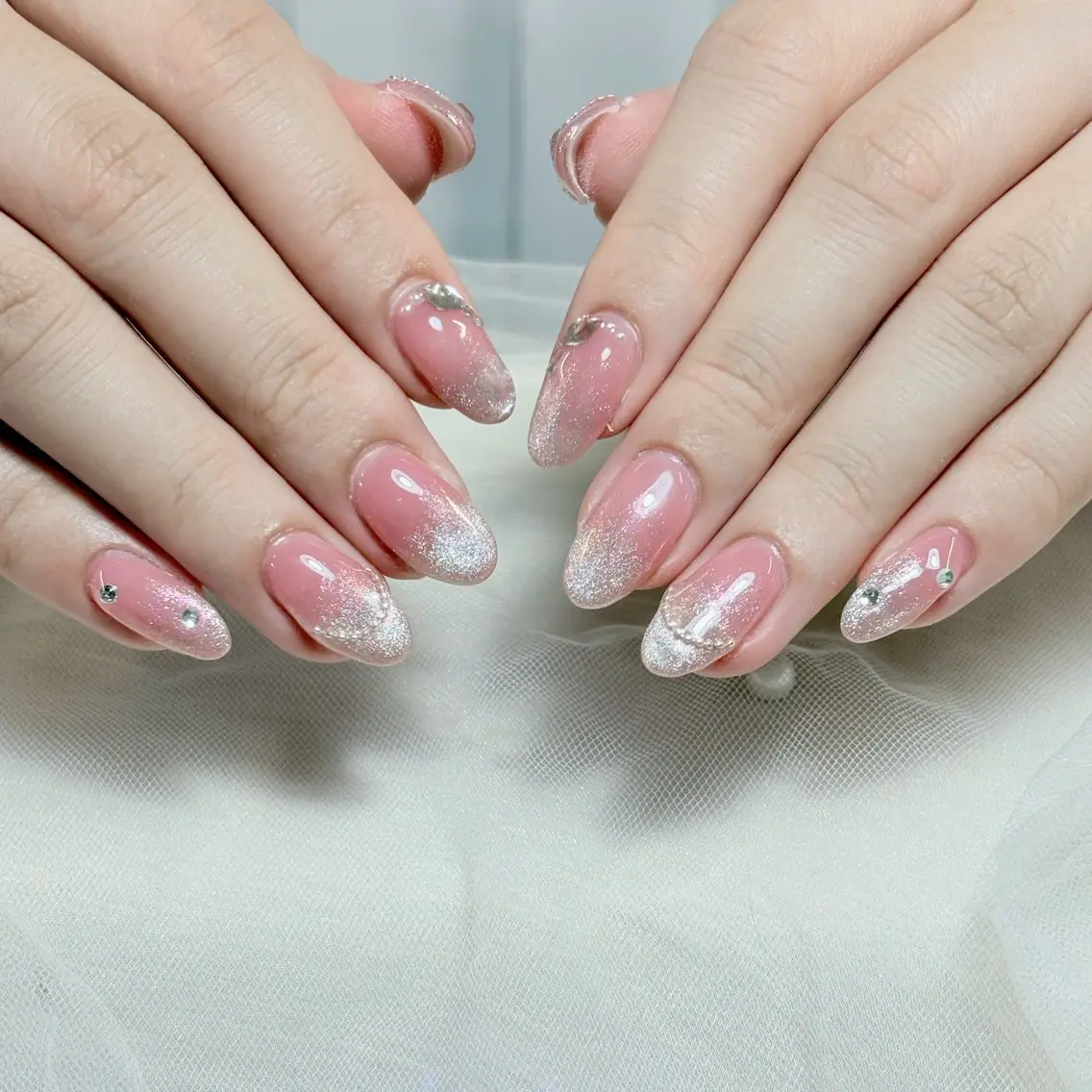 ネイル ハンドネイル 🎀nana🫧 ワンホンネイル🎀のネイルデザイン