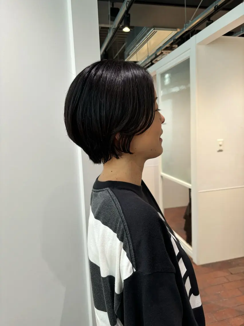 ショート ショートヘア カット マンツーマン 縮毛矯正/マユコのヘアスタイル