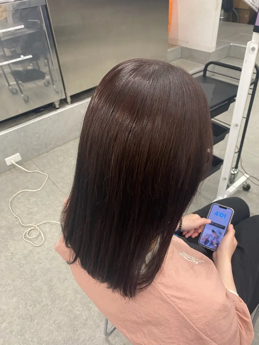 ミディアム Ma2Ri /ゆるふわ暖色カラーのヘアスタイル