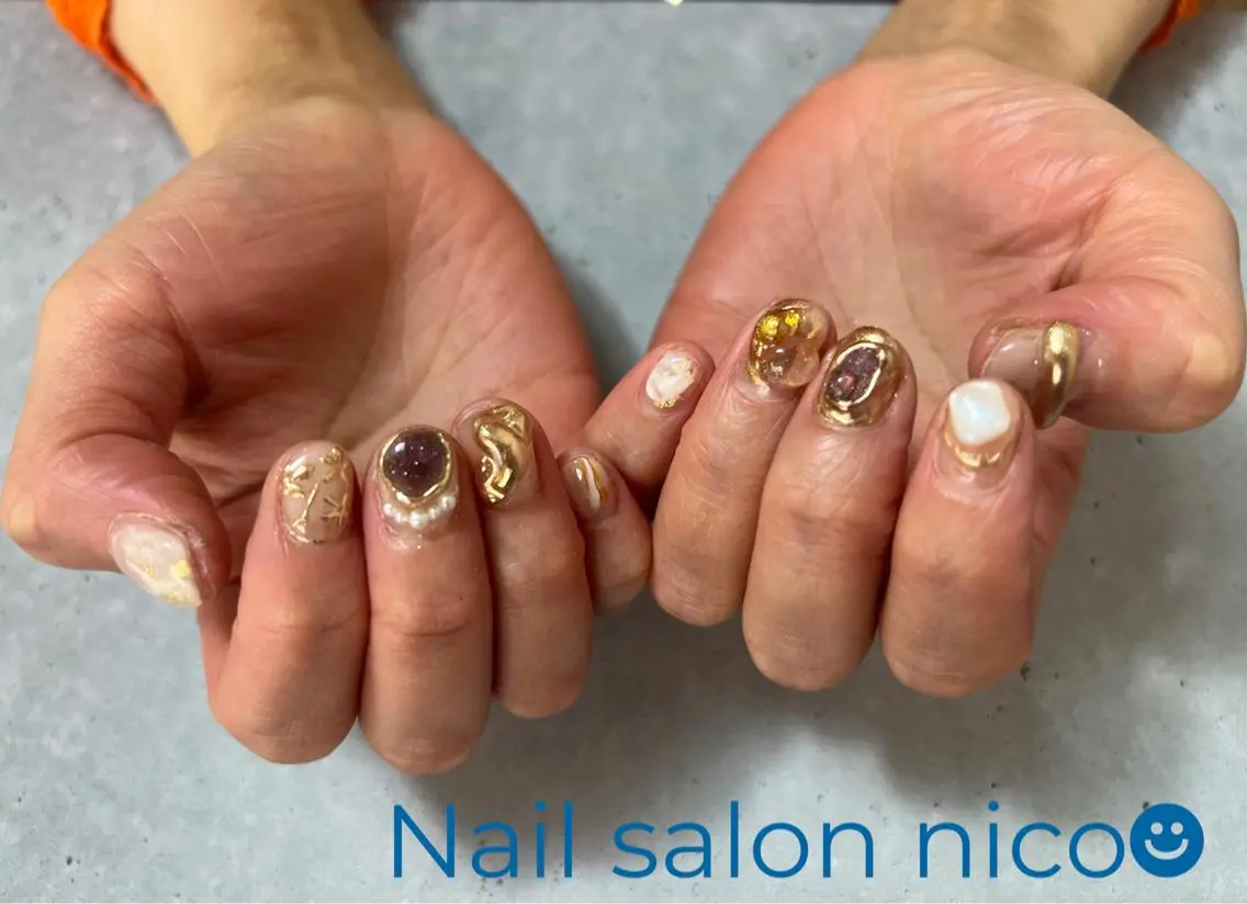 ネイル ニュアンスネイル ハンドネイル Nail salon nico☻のネイルデザイン