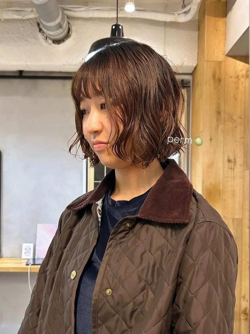 パーマ カット パーマ トリートメント lomalia moekaのヘアスタイル