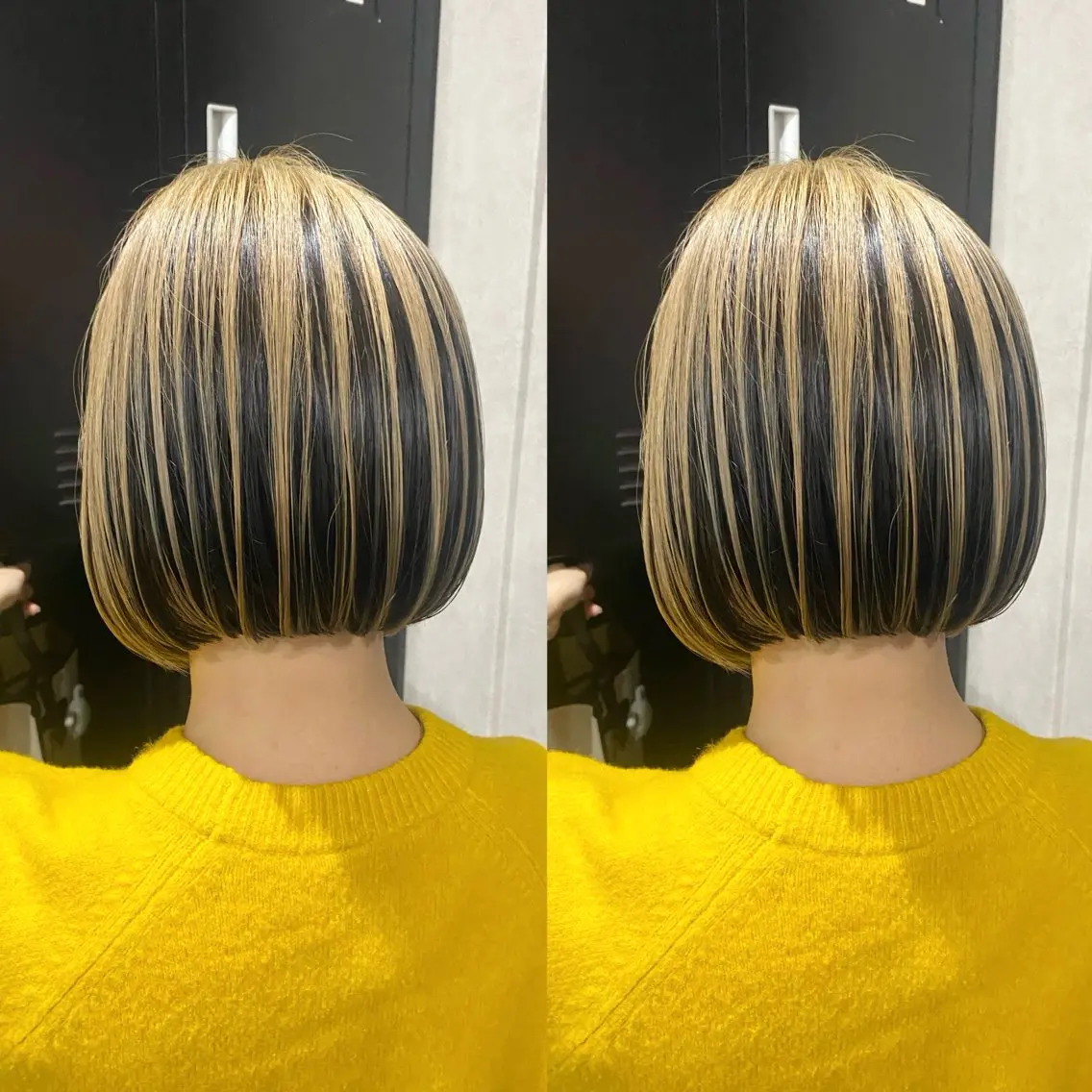 ミディアム カラー ブリーチ ボブ ＳＨＩ ＺＵのヘアスタイル