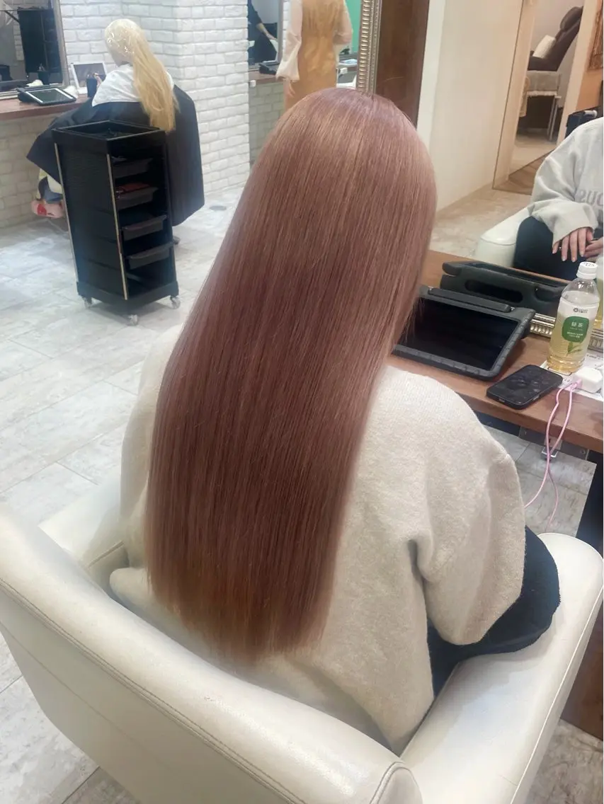 ロング カラー ヘアカラー トリートメント ダブルカラー/ レイヤー🍒齋藤 澪のヘアスタイル