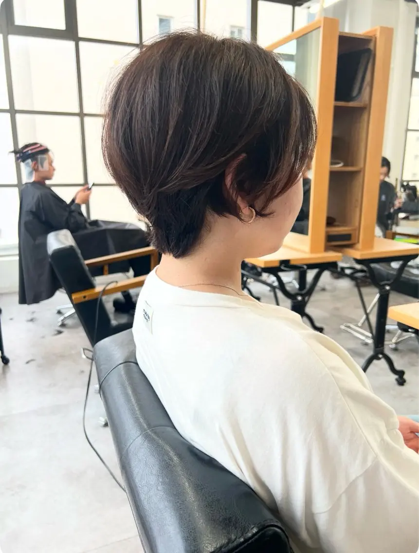 ショート カラー ショートヘア カット ヘアカラー ショートカット/ 岡山駅前/KAZUのヘアスタイル