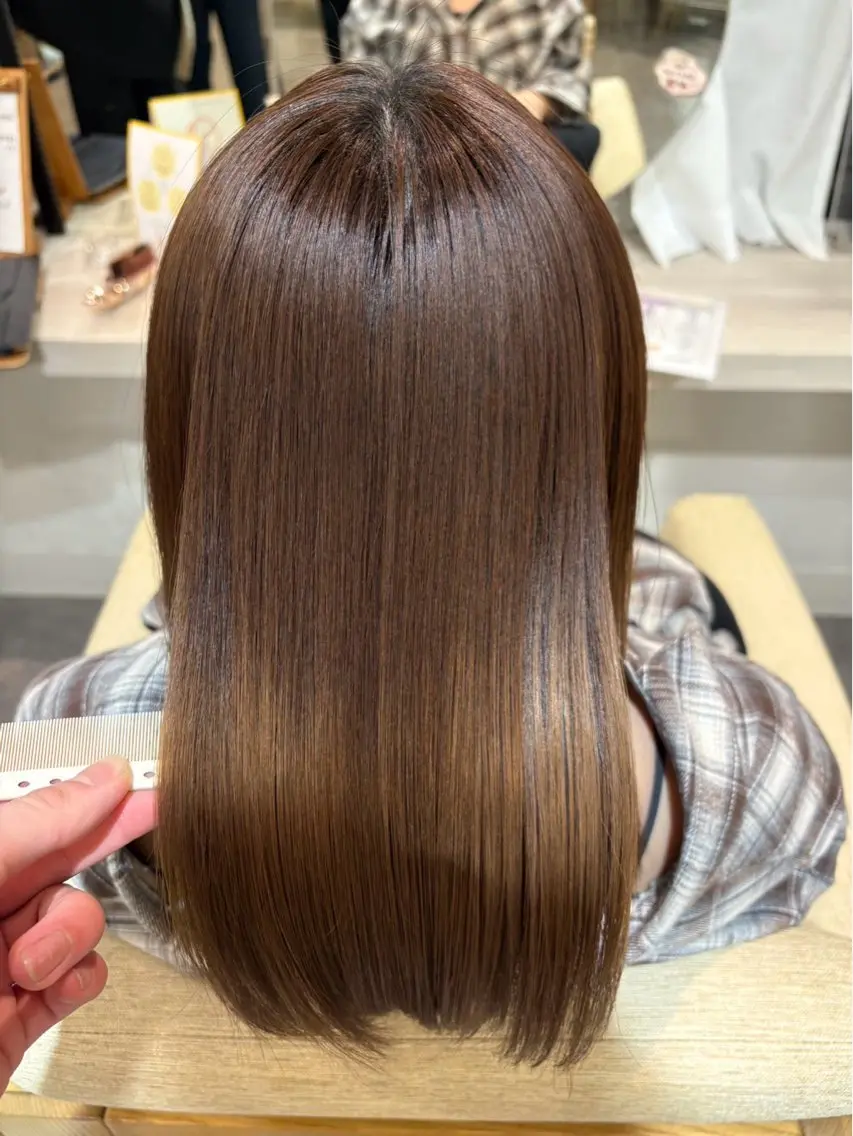 ミディアム カット トリートメント 山田 もものヘアスタイル