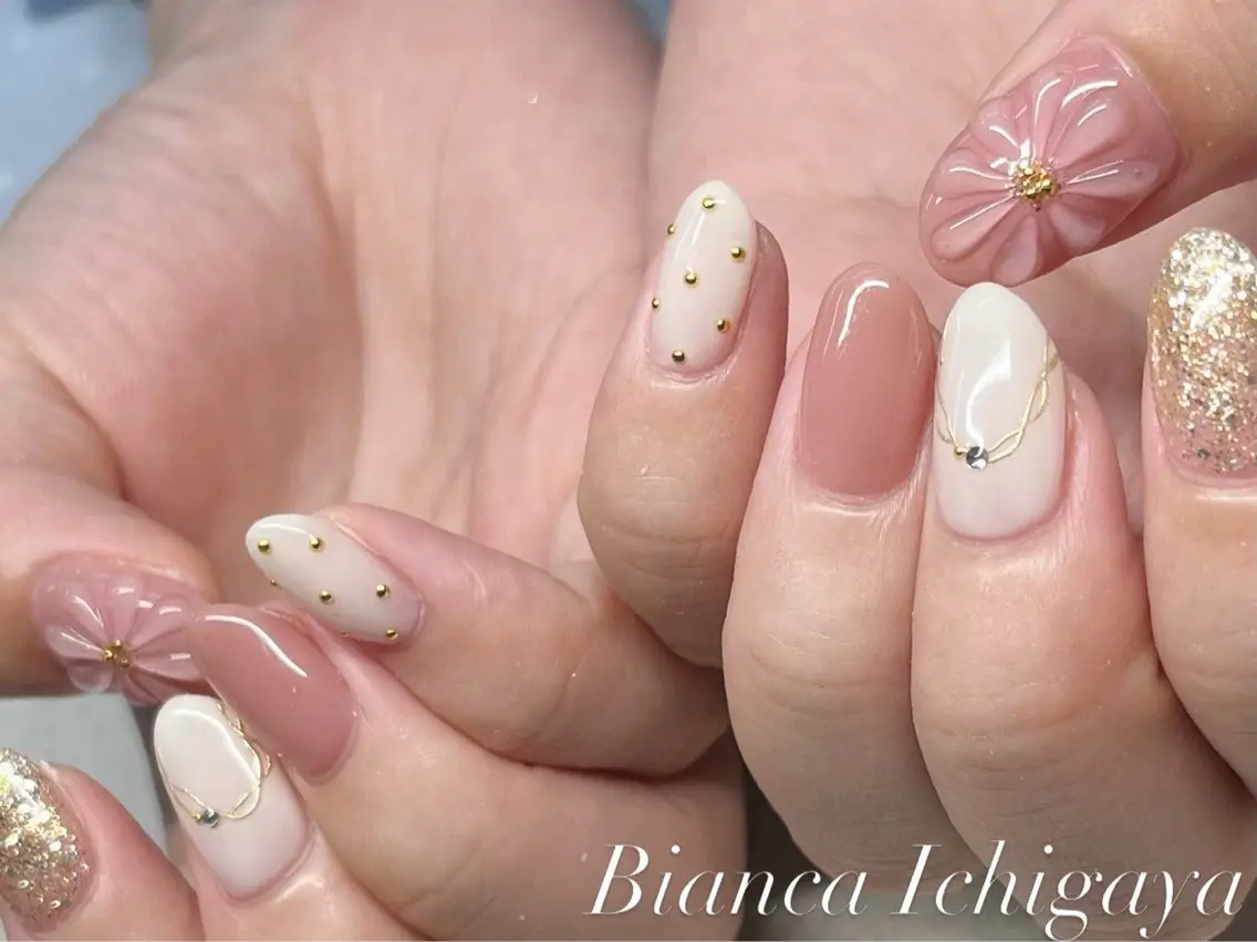 ネイル ハンドネイル BIANCA市ヶ谷店 TSUMITAのネイルデザイン