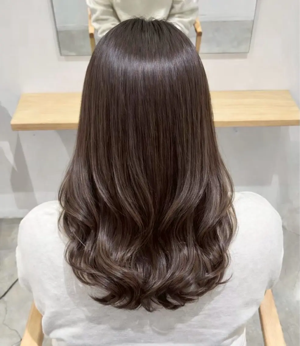 ロング カラー ゆい/髪質改善 ×艶カラー🫧のヘアスタイル