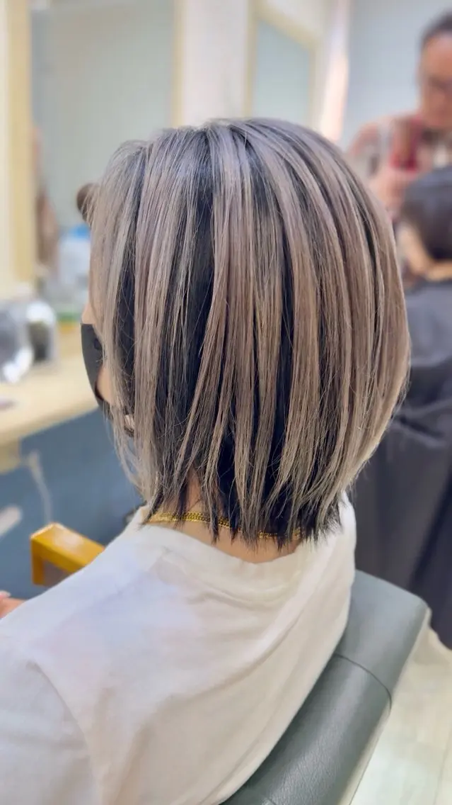 ミディアム 坂 直樹のヘアスタイル