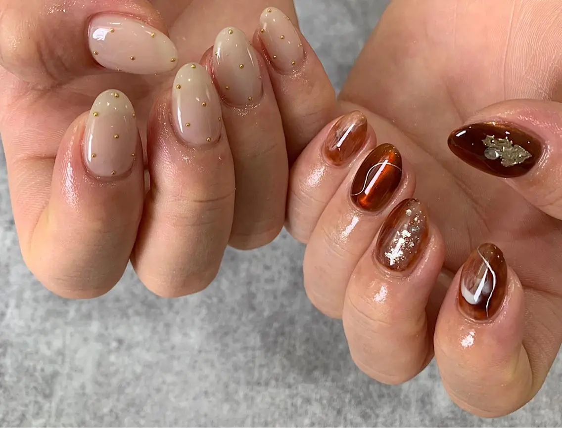 ネイル アートネイル フレンチネイル ジェルネイル マグネットネイル 持ち込み nailsalon MONICAのネイルデザイン