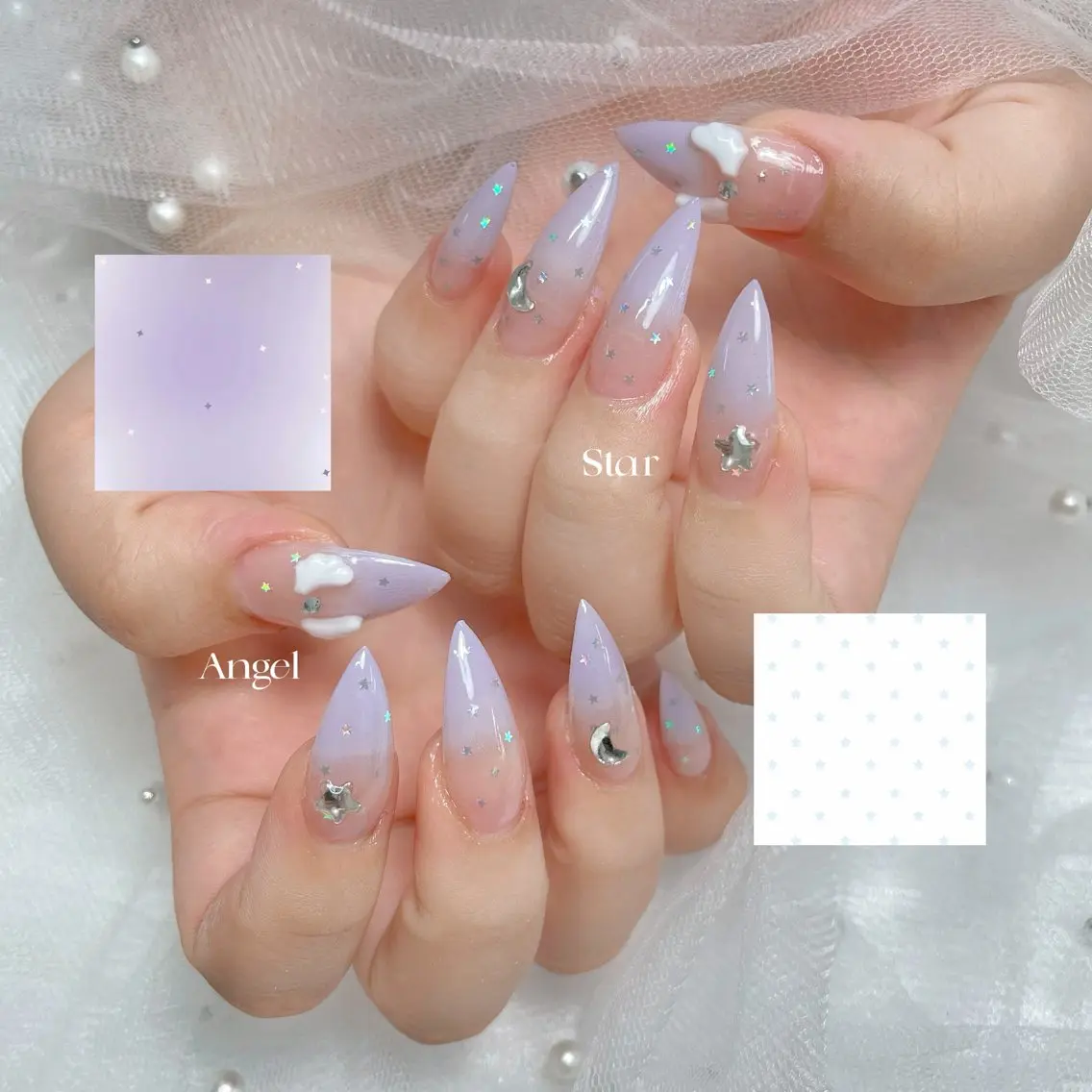 ネイル フレンチネイル キラキラネイル 韓国ネイル シンプルネイル ワンホンネイル ハンドネイル MEI Nailのネイルデザイン