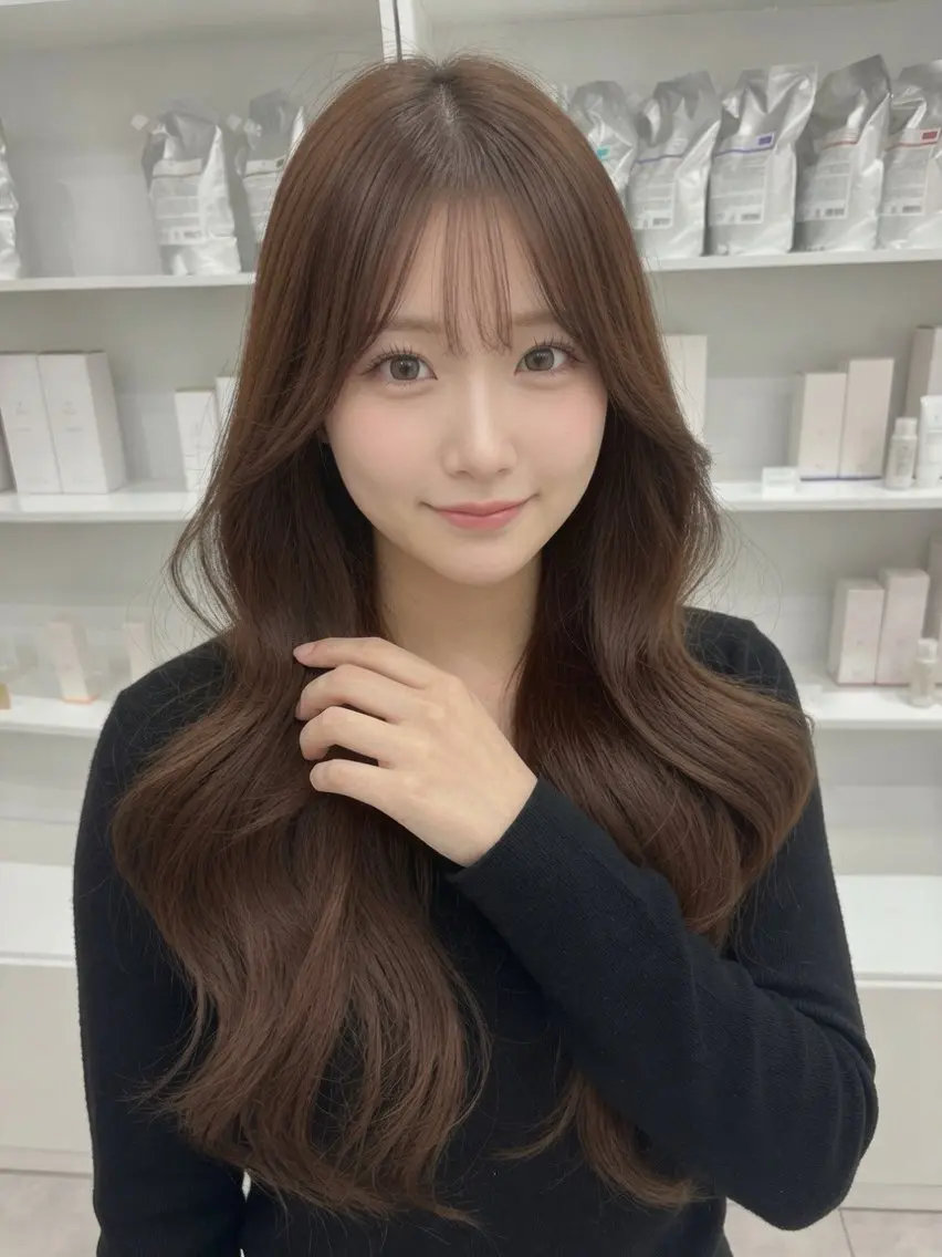 【🎀ダブルカラーモデル募集🎀】ブリーチなしダブルカラー/透明感No.1⟡.·*.の写真