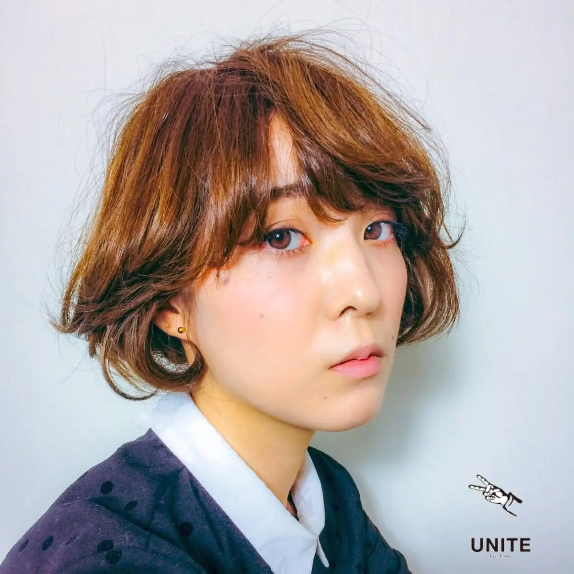 ショート カラー ボブ 松井 大地のヘアスタイル