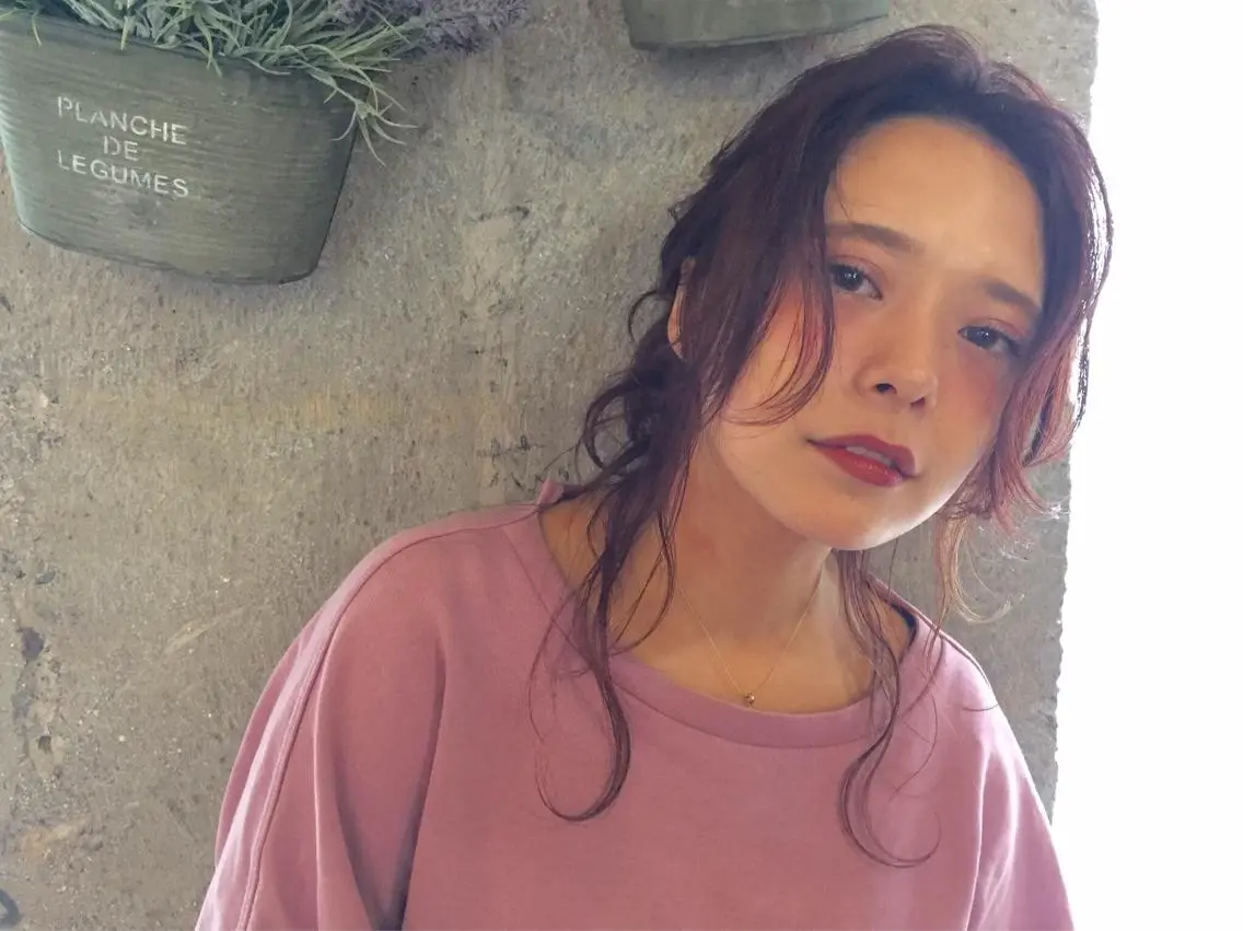 ロング カラー ヘアアレンジ ダブルカラー グラデーションカラー ハイライトカラー イルミナカラー インナーカラー akari ♡のヘアスタイル
