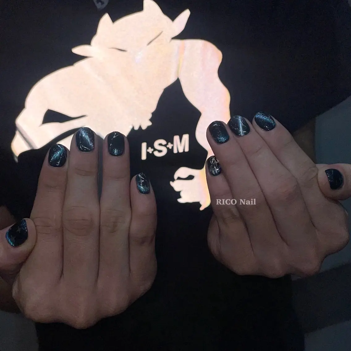 ネイル ハンドネイル RICO Nail パーツつけ放題🌈のネイルデザイン