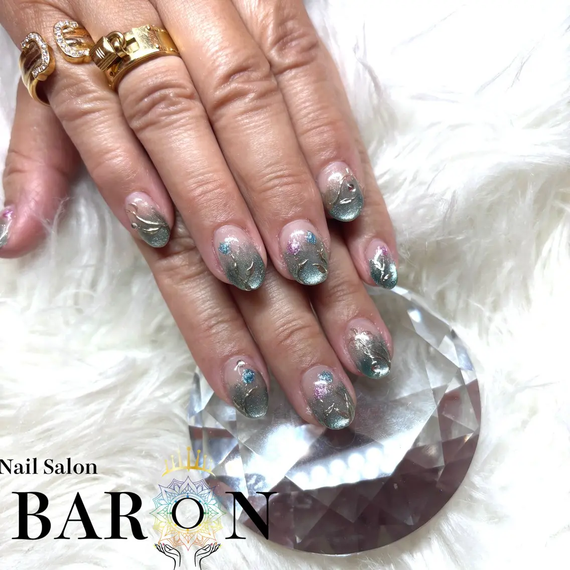 ネイル ハンドネイル BARON WAKAのネイルデザイン