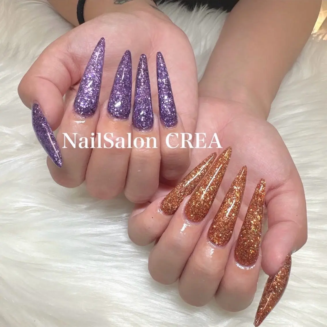 ネイル ロングネイル ハンドネイル NailSalon CREAのネイルデザイン