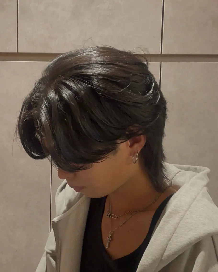 ショート パーマ メンズ カット パーマ 長尾 康生のヘアスタイル