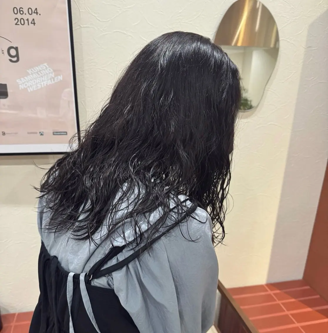 ミディアム パーマ 透明感カラー ☆akoのヘアスタイル