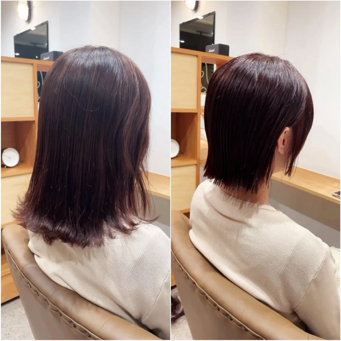 ショート 切りっぱなしボブ ボブ 福井 悠のヘアスタイル
