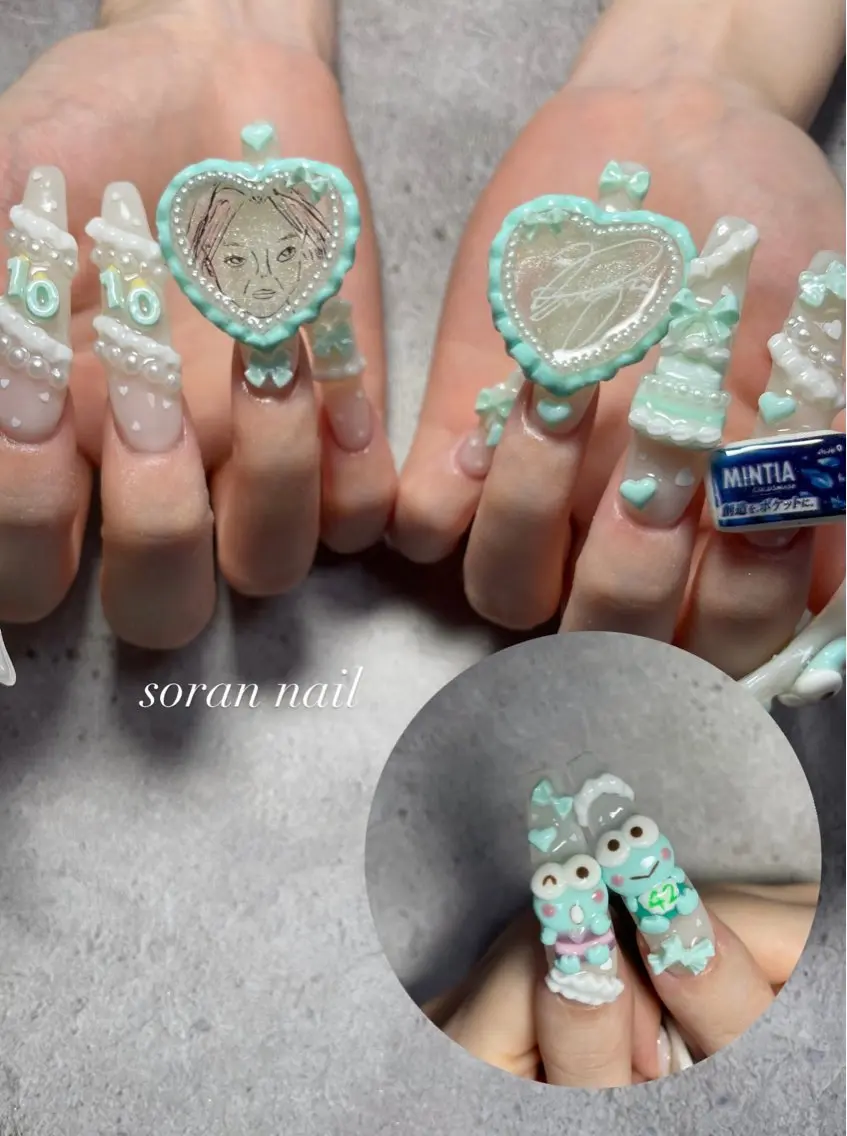 ハンドネイル フットネイル soran nailのネイルデザイン