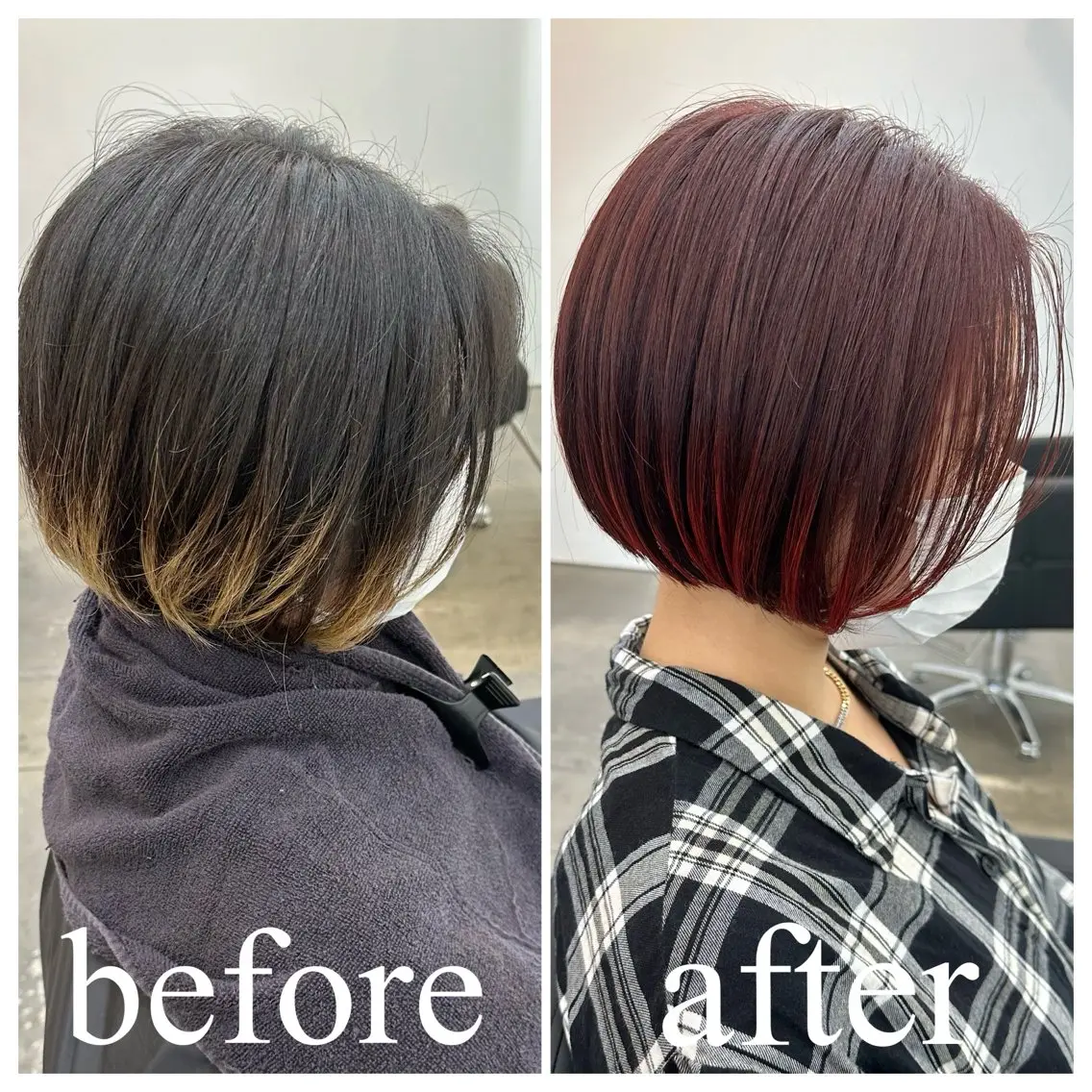 ミディアム カラー ブリーチ 透明感カラー ダブルカラー ブリーチなしカラー カット ヘアカラー トリートメント 山本 駿介のヘアスタイル