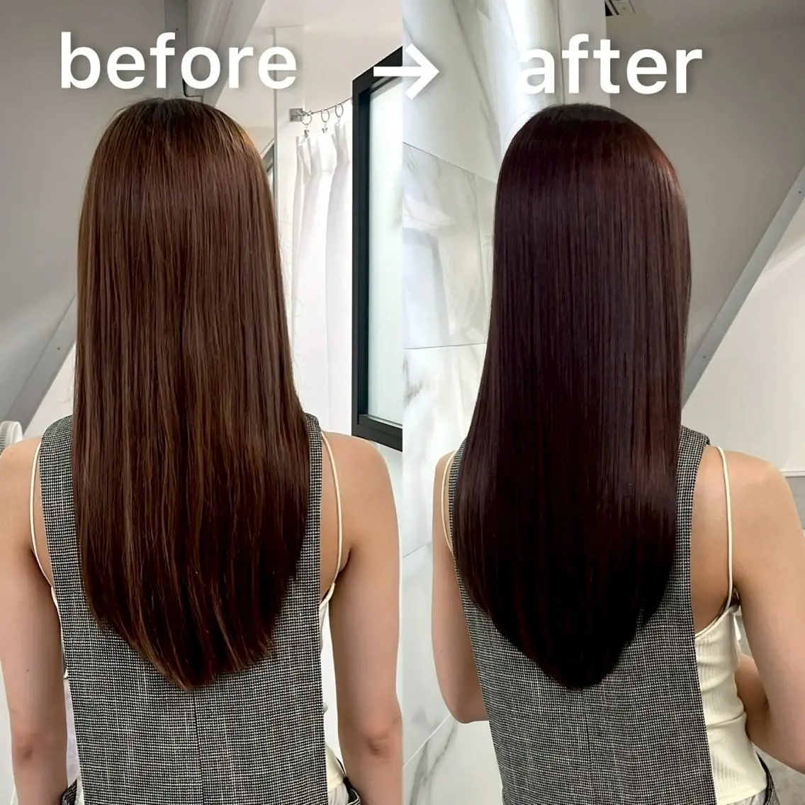 ロング カラー 八幡 空乃のヘアスタイル