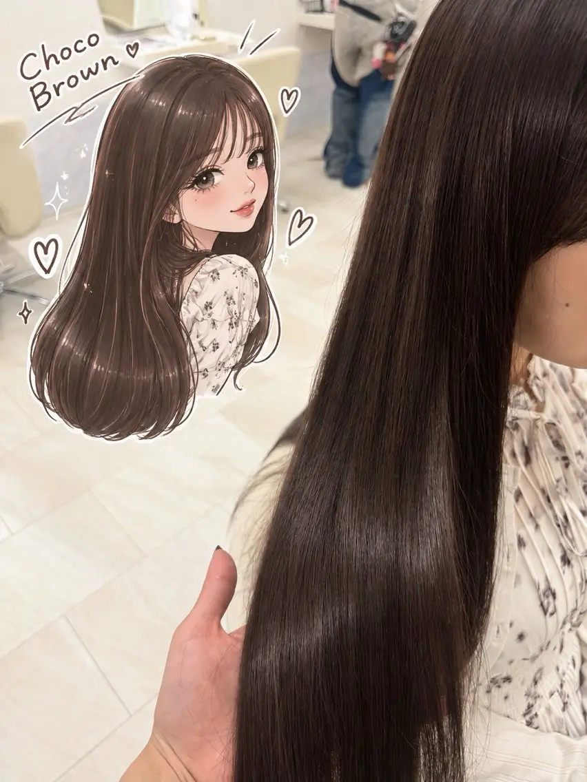艶々ヘアカラー🎀🫧(髪質改善を一緒に出来ちゃう?!カラー!)の写真