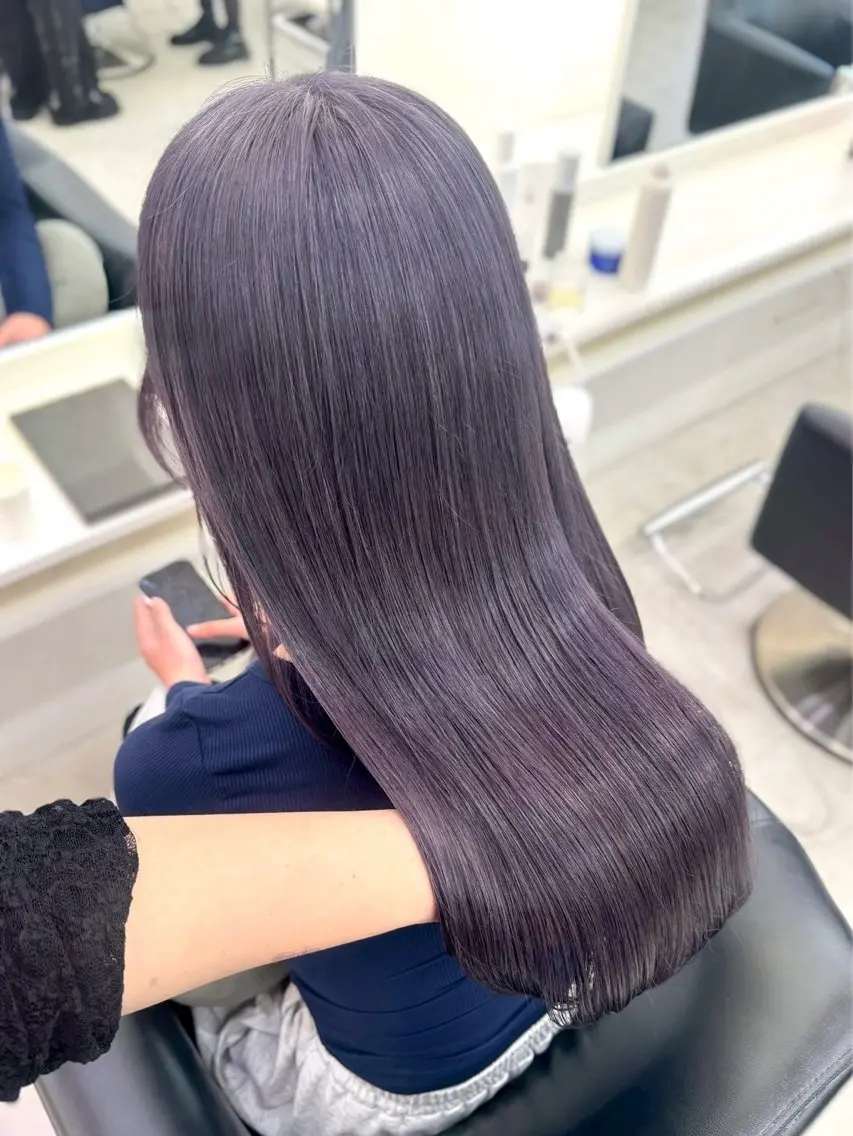 ロング カラー ヘアカラー ParveMix 楠本結菜💟のヘアスタイル
