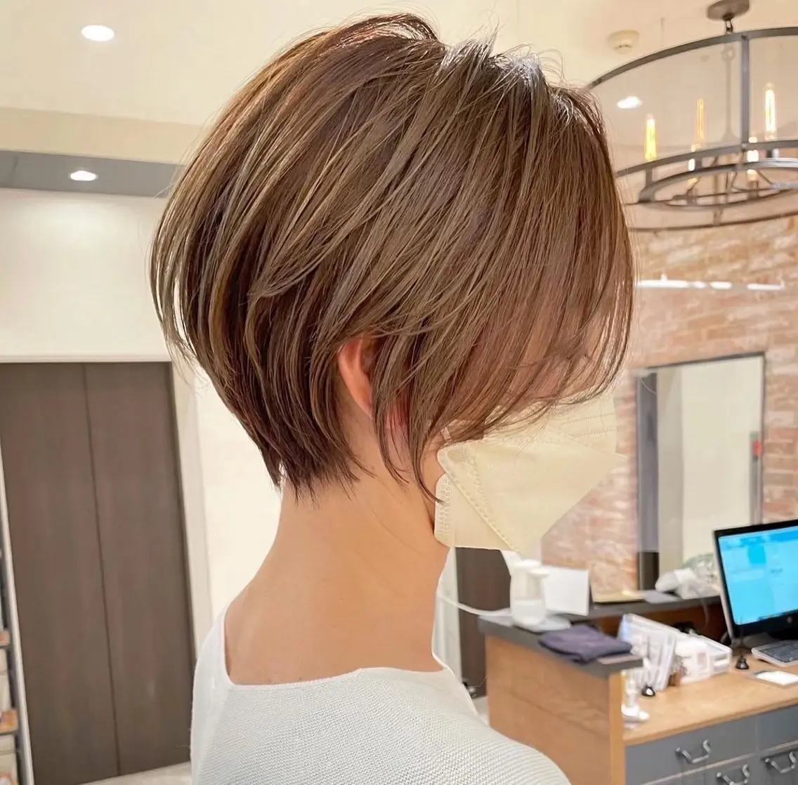 ショート カラー ショートヘア 小顔カット カット ヘアカラー トリートメント 《6月限定🉐価格》 /ショート特化/荒砂のヘアスタイル