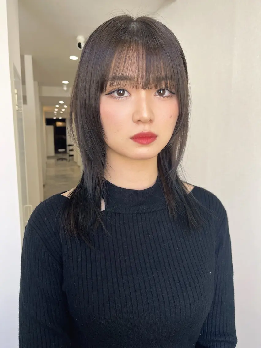 ロング ウルフカット ショート&ボブ井上 菜樹のヘアスタイル