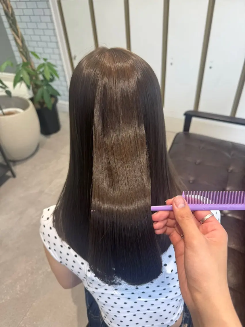カラー 透明感カラー カット ヘアカラー トリートメント モテ髪/ 透明感カラー/さくらのヘアスタイル