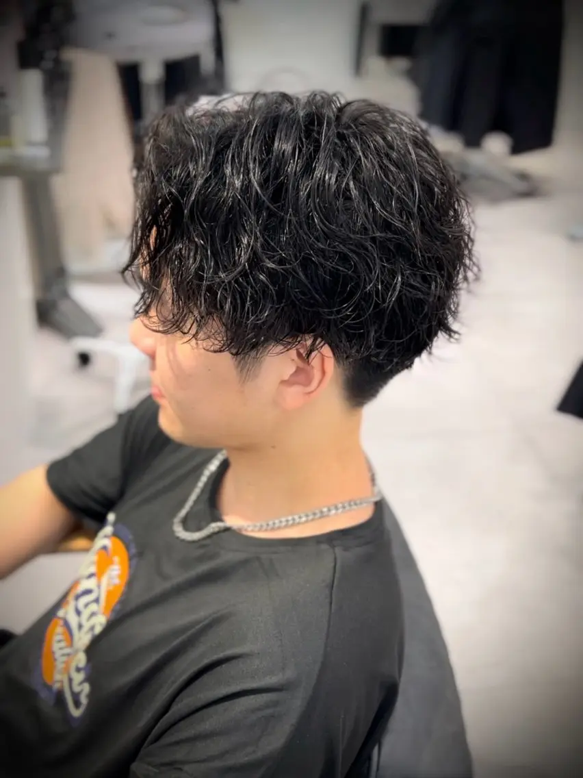 メンズ カット パーマ Men'ssalon LiG/kaitoのヘアスタイル