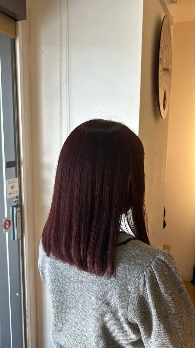 セミロング 稲内 明星のヘアスタイル