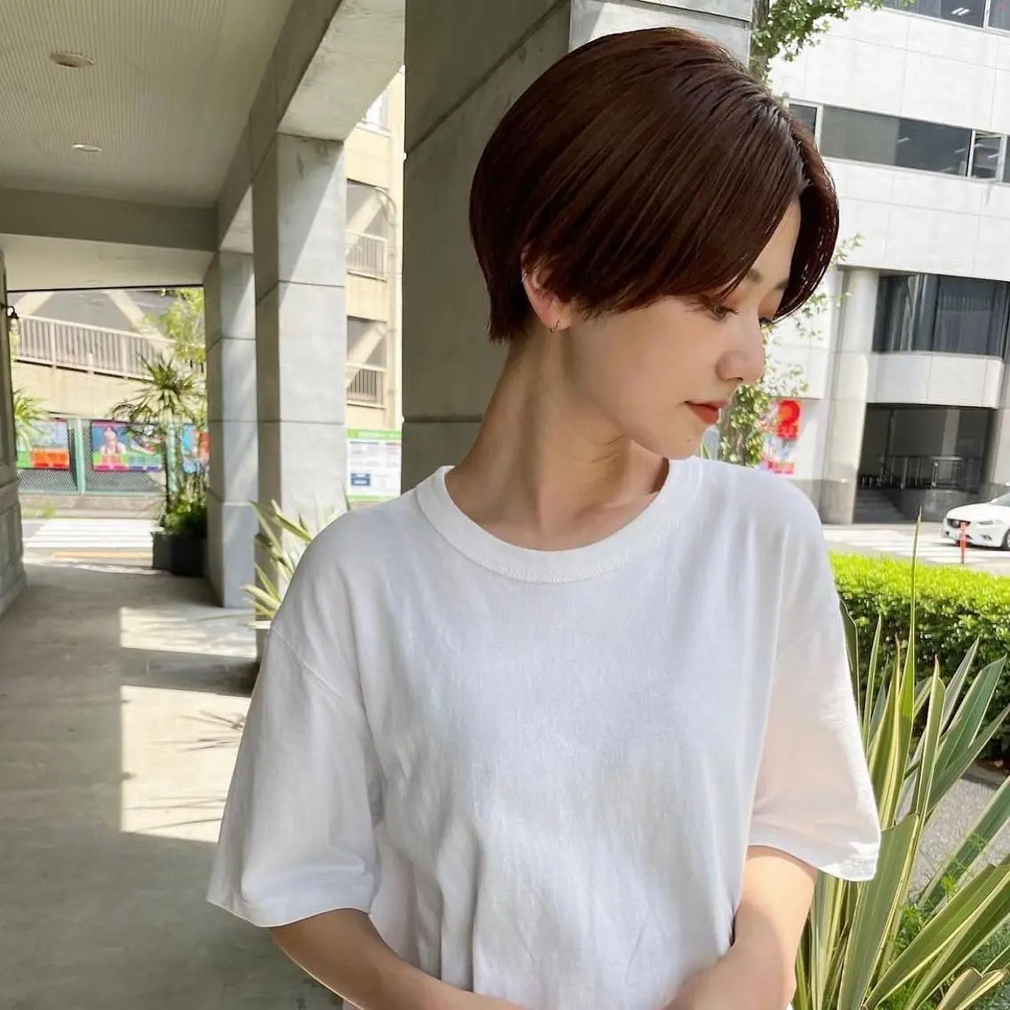 ショート ショートヘア 河原 亮のヘアスタイル
