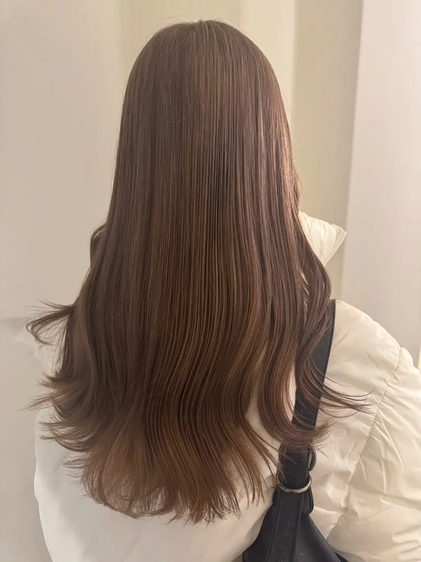 ロング ヘアカラー 内沼 恵留菜のヘアスタイル