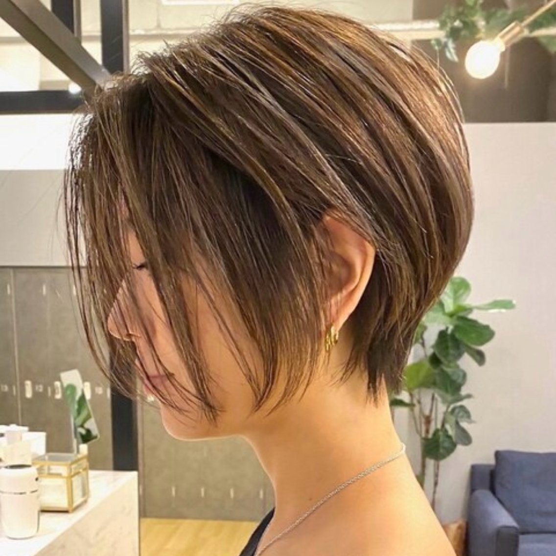 ショート カラー 似合わせショートカ ット/福岡/えりのヘアスタイル